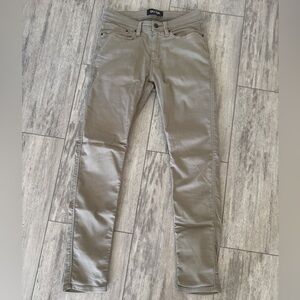 Duer Men's No Sweat Slim Fit Pants 30x32 Sage Green / Light Grey